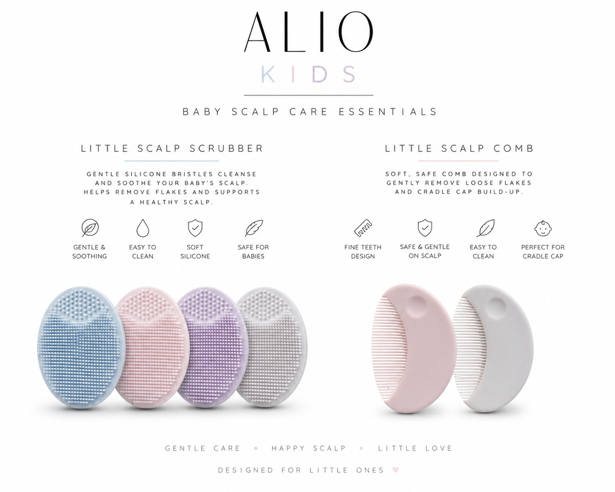 Kids Scalp Scrubber & Comb Set
