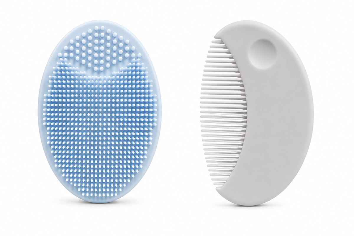 Kids Scalp Scrubber & Comb Set