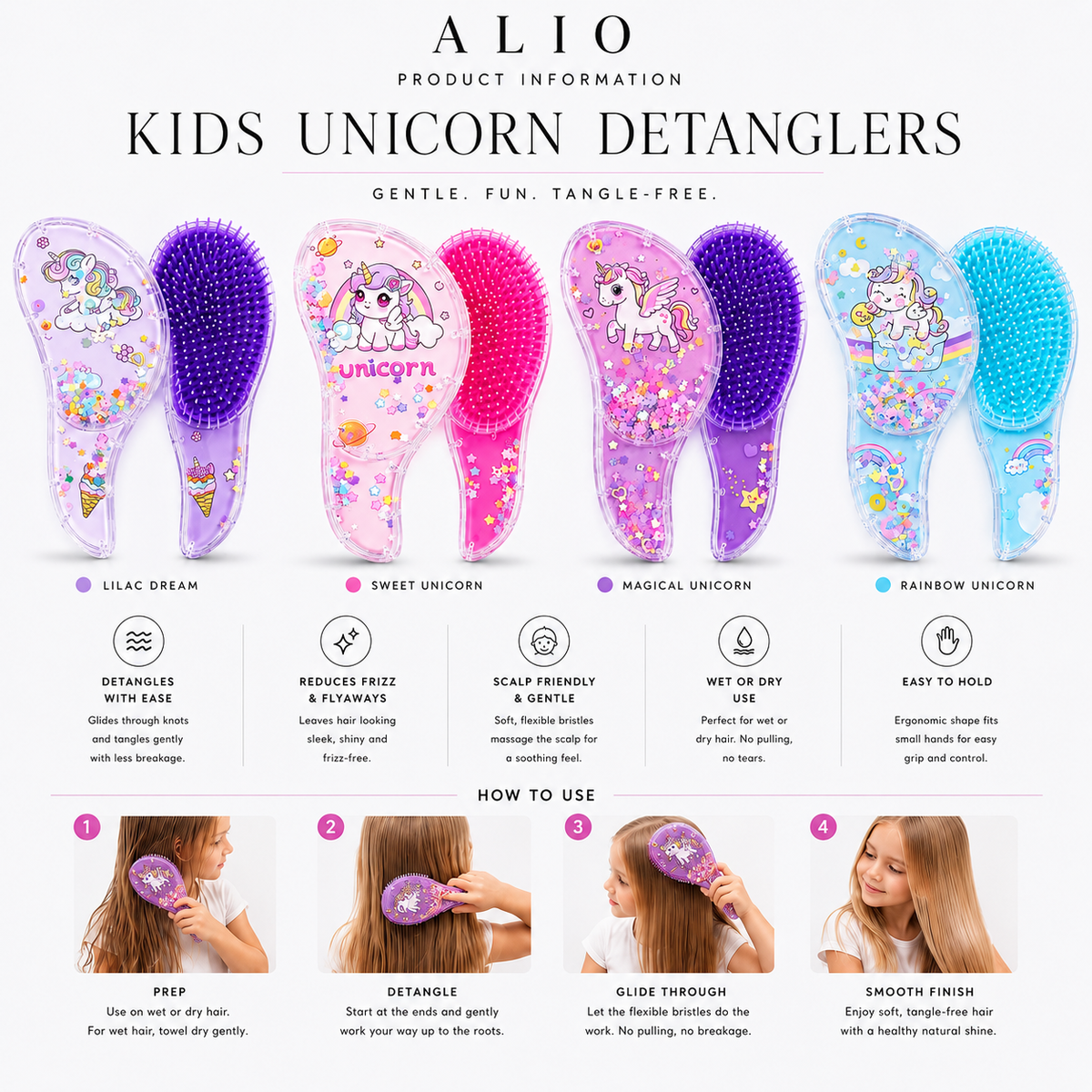 Kids Unicorn Detangler
