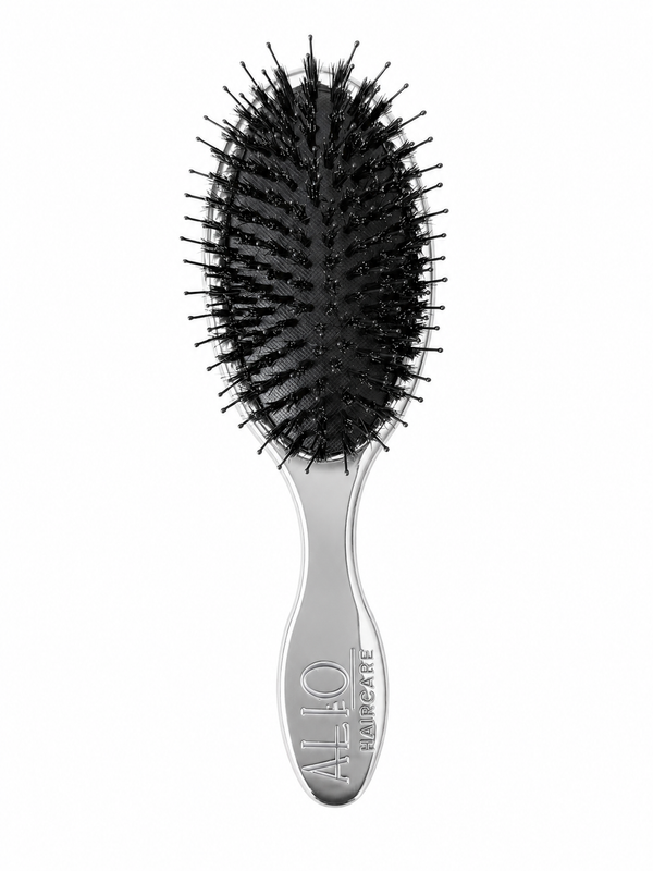 Round Nylon & Boar — Silver (ALIO branded)