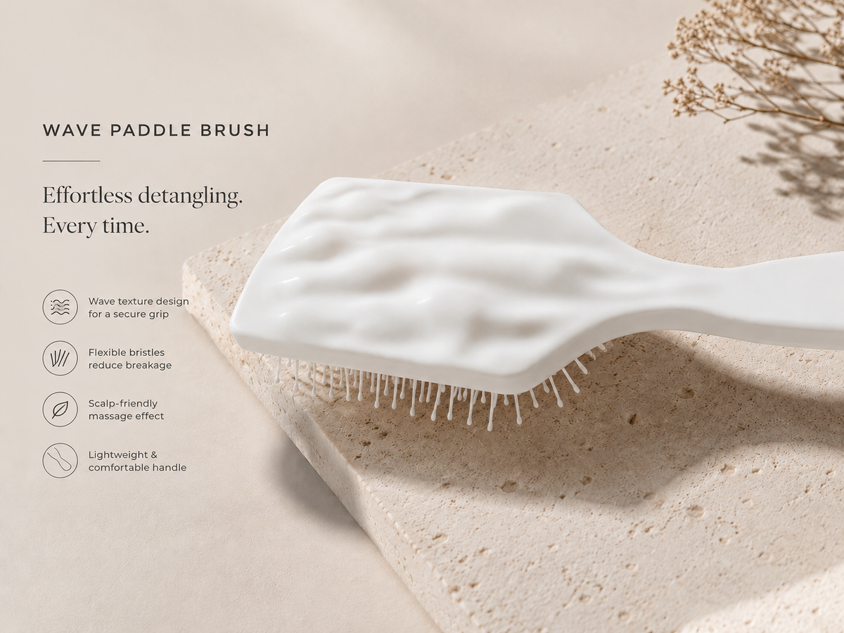 Wet & Dry Brush — White Paddle